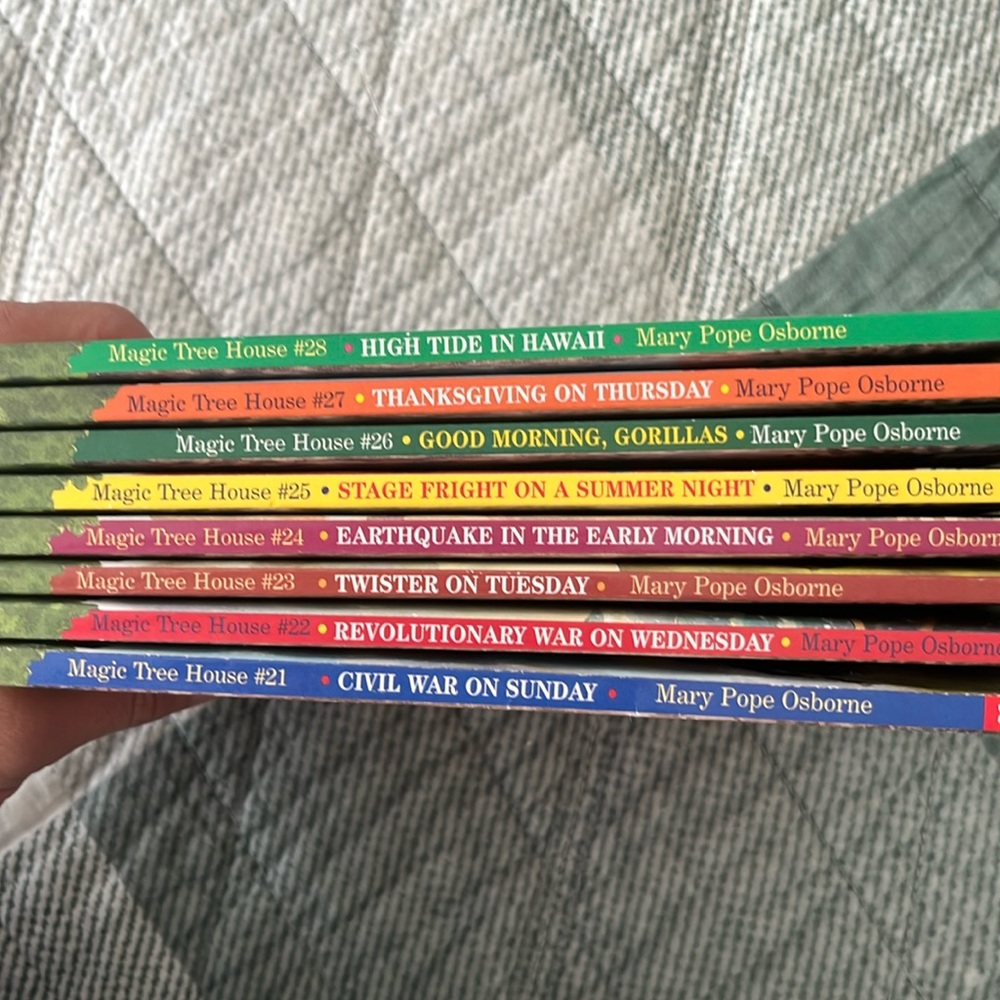 Magic tree house books 21-28
